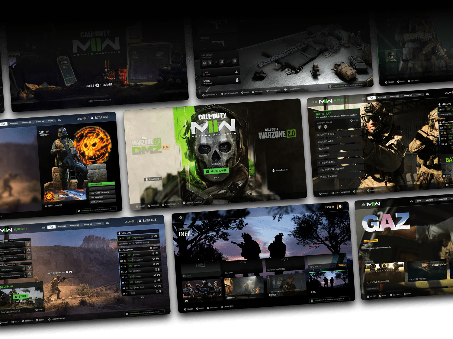 Call of Duty — hero screen