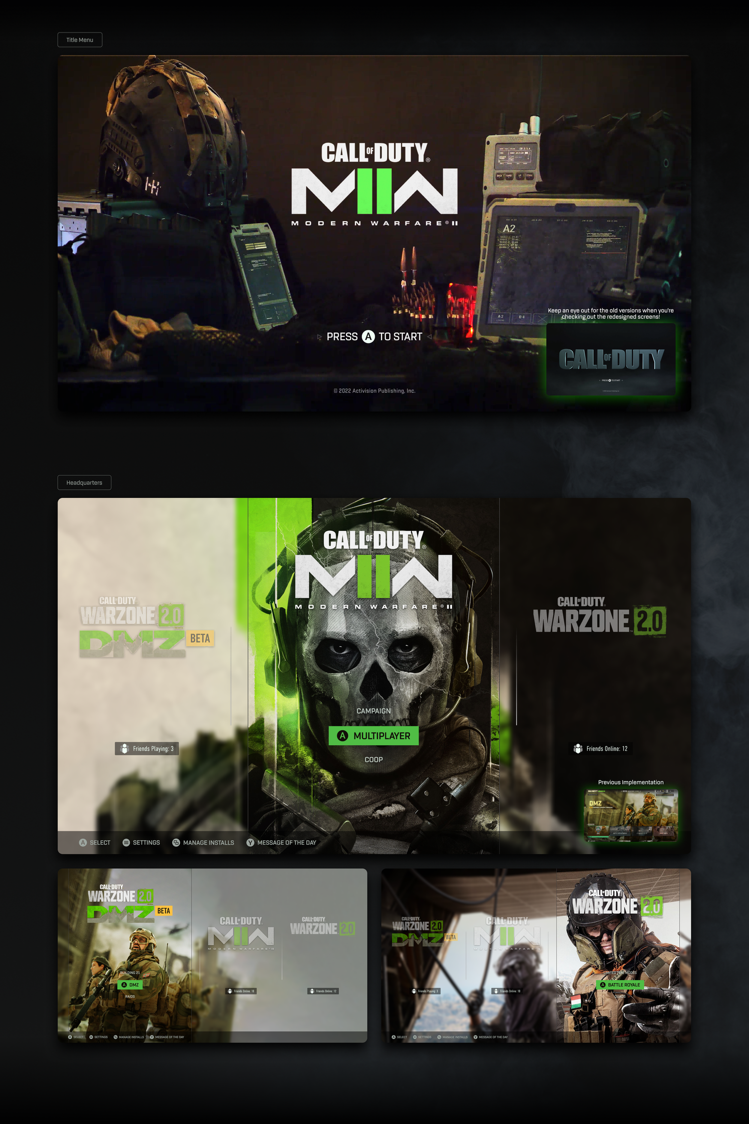 Call of Duty: Title & Hq 1