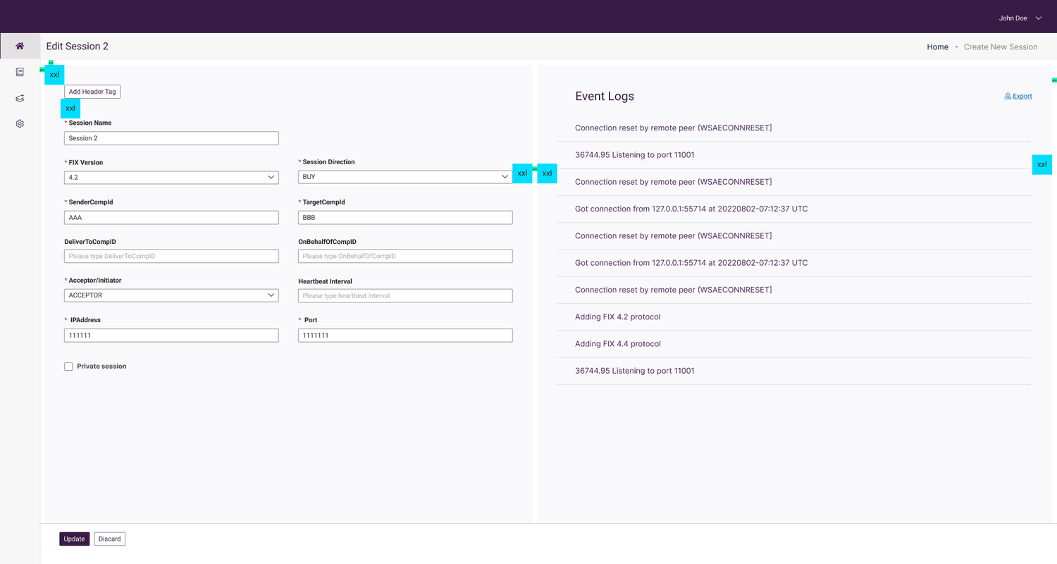 Iress: Wireframes + High Fidelity 1