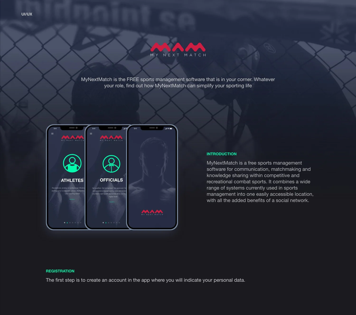 My Next Match: Screens 1