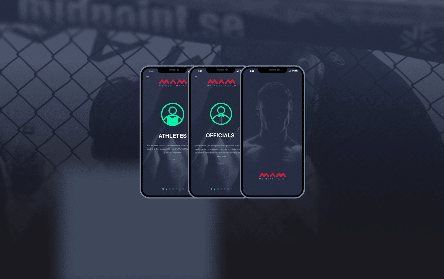 My Next Match — hero screen